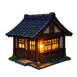 茶室 — 256×256 像素游戏素材