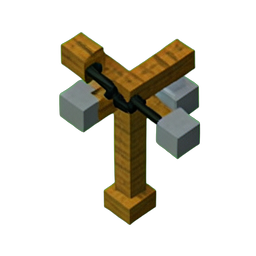 Telefonmast (Voxel) — 256×256 Pixel-Art-Sprite