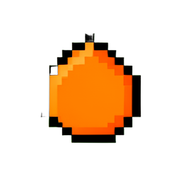 Icône de chaleur — sprite pixel art 256×256