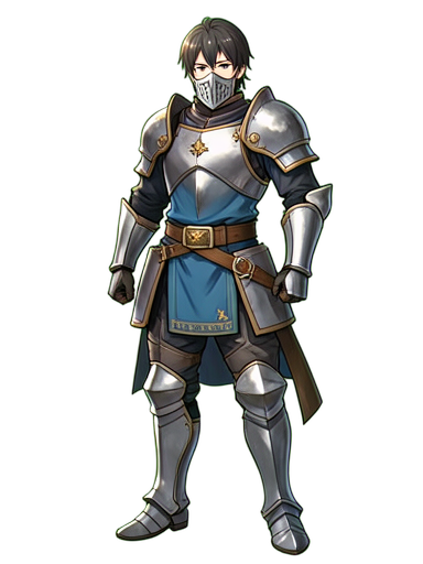 Masque de l'Inquisition Templière — sprite pixel art 384×512