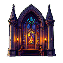 Throne Hall - 256x256 pixel art sprite