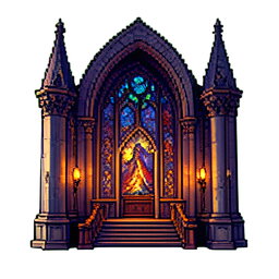 Salão do Trono — sprite pixel art 256×256