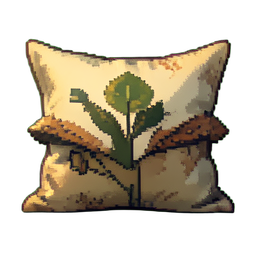 Pila de almohadas — sprite pixel art 256×256