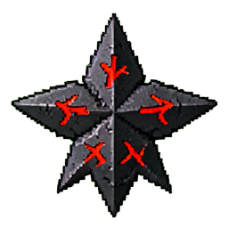 Throwing Star (16-Bit) - 256x256 pixel art sprite