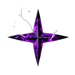 Throwing Star (VFX) — 256×256 pixel art sprite