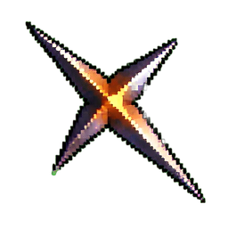 Throwing Star — 256×256 pixel art sprite