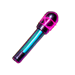 Thunder Staff (Cyberpunk) - 256x256 pixel art sprite