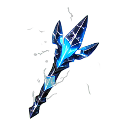 Thunder Staff (VFX) - 256x256 pixel art sprite