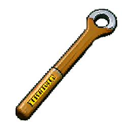 Crochet pour retirer les tiques — sprite pixel art 256×256