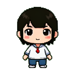 Tie Neck — 256×256 pixel art sprite