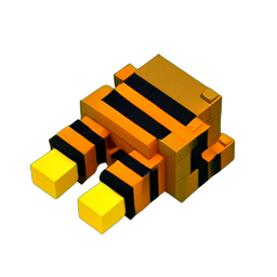 Poing du Tigre (Voxel) — sprite pixel art 256×256