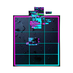 Tile Bathroom (Cyberpunk) - 256x256 pixel art sprite