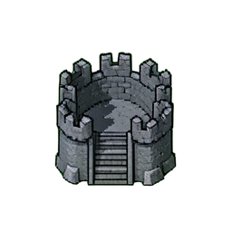 Tile Castle (16-Bit) - 256x256 pixel art sprite