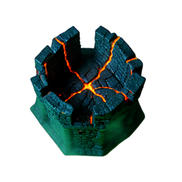 Tile Castle (Cinematic) - 256x256 pixel art sprite