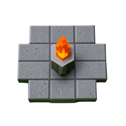 Tile Dungeon (Voxel) - 256x256 pixel art sprite