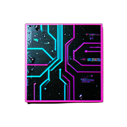 Tile Kitchen (Cyberpunk) - 256x256 pixel art sprite