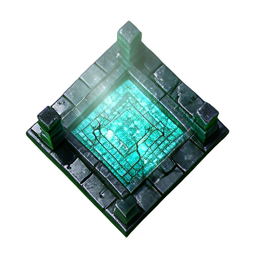 Tile Temple (HD-2D) - 256x256 pixel art sprite