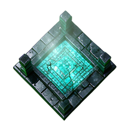 Templo de Ladrilhos (HD-2D) — sprite pixel art 256×256