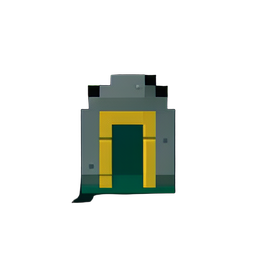 Tile Temple (Low-Res) - 256x256 pixel art sprite