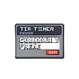 Timer Countdown Frame — 256×256 pixel art sprite
