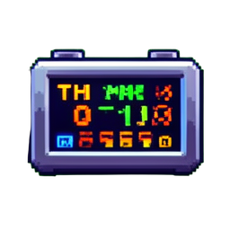 Timer Display - 256x256 pixel art sprite