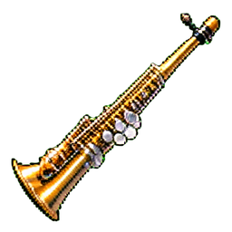 Tin Whistle Irish — 256×256 Pixel-Art-Sprite