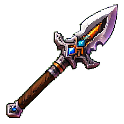 Titanmorgenstern — 256×256 Pixel-Art-Sprite