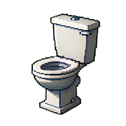 Toilet - 256x256 pixel art sprite