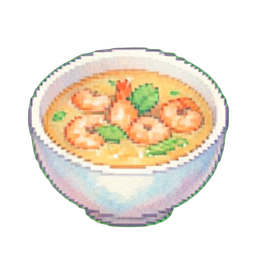 冬阴功虾汤 — 256×256 像素游戏素材