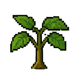 Tomatenpflanze — 256×256 Pixel-Art-Sprite