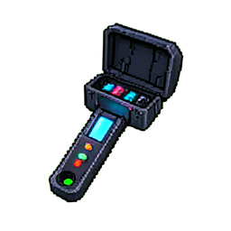 Werkzeugkasten Schmierig Offen (Filmisch) — 256×256 Pixel-Art-Sprite
