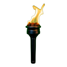 Torche (Cinématique) — sprite pixel art 256×256