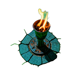 Torch Ground (Cinematic) - 256x256 pixel art sprite