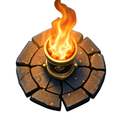 Torch Ground (HD-2D) - 256x256 pixel art sprite