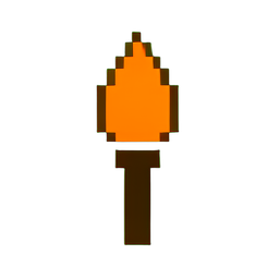 Sol de la Torche (Basse Rés) — sprite pixel art 256×256