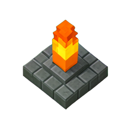 Torch Ground (Voxel) - 256x256 pixel art sprite