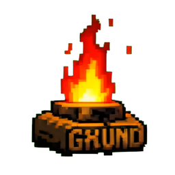 Torch Ground - 256x256 pixel art sprite