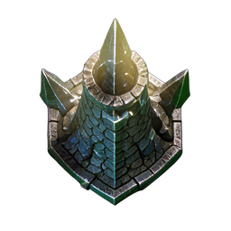 Tower Shield (HD-2D) - 256x256 pixel art sprite