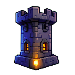 Tower Shield - 256x256 pixel art sprite