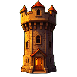 Tour de Garde — sprite pixel art 256×256