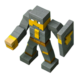 Town Guard (Voxel) - 256x256 pixel art sprite