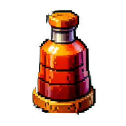 Giftige Ausdauer-Elixier — 256×256 Pixel-Art-Sprite