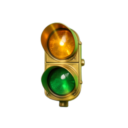 Traffic Light (HD-2D) - 256x256 pixel art sprite