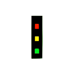 Ampel (Niedrigauflösung) — 256×256 Pixel-Art-Sprite