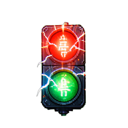Traffic Light (VFX) - 256x256 pixel art sprite