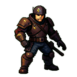 Mestre das Armadilhas — sprite pixel art 256×256