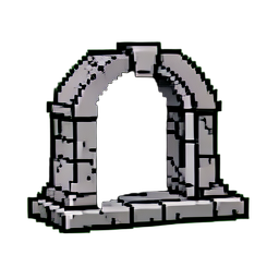 Gefesselter Altar — 256×256 Pixel-Art-Sprite