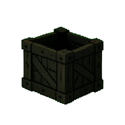 Gefangener Kasten — 256×256 Pixel-Art-Sprite