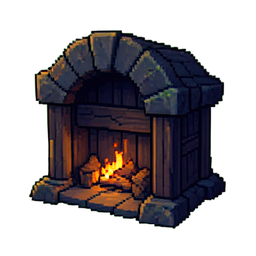 Puits piégé — sprite pixel art 256×256
