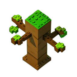 Treant (Voxel) — sprite pixel art 256×256